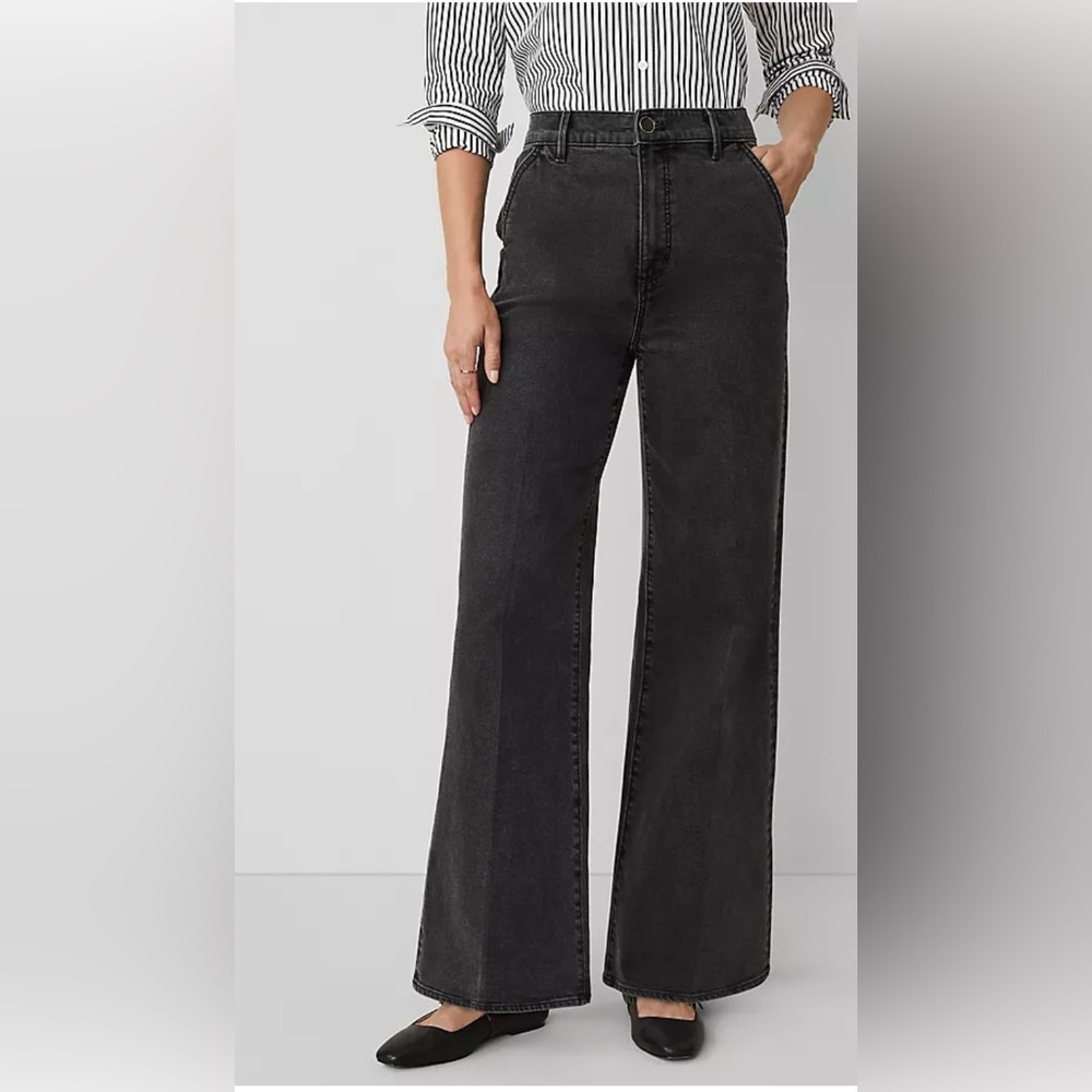Ann Taylor High Waisted Trouser Jean Size 6 NWT